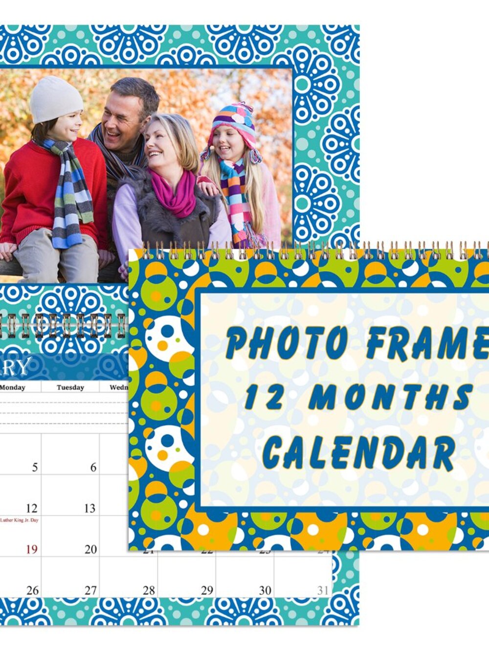 Personalized Custom 2027 Personalized Custom - 12 Months Calendar 8.5x11In. 015
